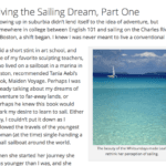 Living The Sailing Dream Part One