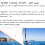 Living The Sailing Dream Part Two