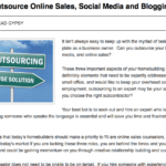 online sales, social media, and blogging